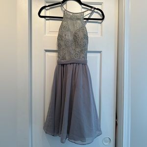 Small Grey Semi Dress